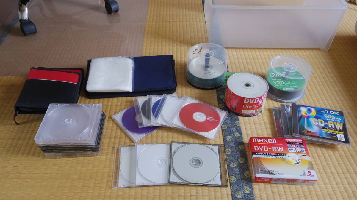 未使用品 BD-R DVD-RW DVD-R CD-R (DVD & CD ソニー 三菱 TDK ビクター 等) 記録メディア まとめ売り拍卖