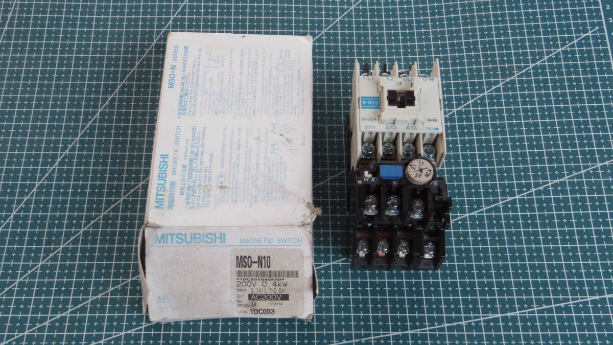 新品 三菱 MSO-N10 電磁接触器+サーマルリレー 電磁開閉器拍卖