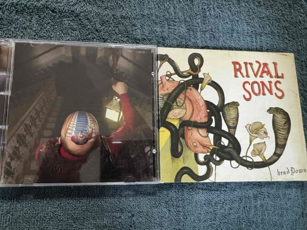 Rivial Sonsライヴァルサンズ オリジナルアルバムCD2枚セット「Head Down」「PRESSURE&TIME」拍卖