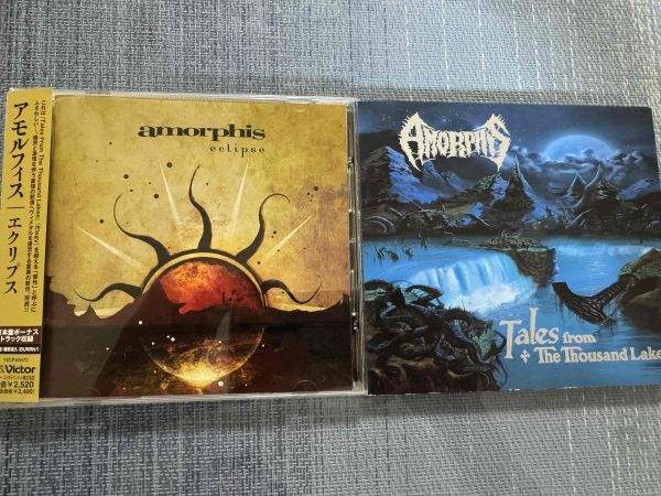 AMORPHISアモルフィス オリジナルアルバムCD2枚セット「Tale from The Thousand Lakes」「eclipse」拍卖