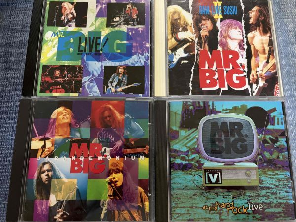 MR.BIGミスタービッグ LIVEアルバムCD4枚セット at the hard rock live/LIVE!RAW LIKE SUSHI/RAW LIKE SUSHI Ⅱ/RAW LIKE SUSHI Ⅲ拍卖