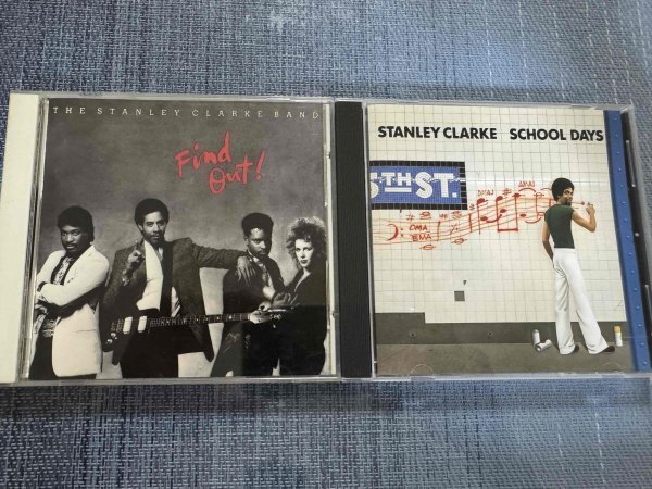 STANLEY CLARKEスタンリークラーク オリジナルアルバムCD2枚セット 「FIND OUT」「SCHOOL DAYS」拍卖