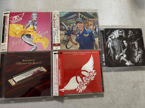 AEROSMITHエアロスミス BEST&LIVE&カヴァー&オリジナルアルバムCD5枚セット スティーヴンタイラー/ジョーペリー拍卖