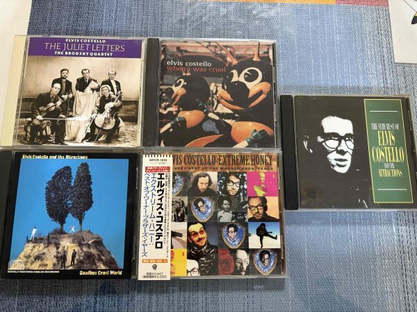 ELVIS COSTELLOエルヴィスコステロ BEST&オリジナルアルバムCD5枚セット!!拍卖