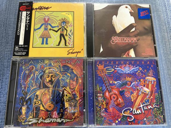 SANTANAサンタナ BEST&オリジナルアルバムCD4枚セット GREATEST HITS/SHAMAN/SUPERNATURAL/Shango拍卖