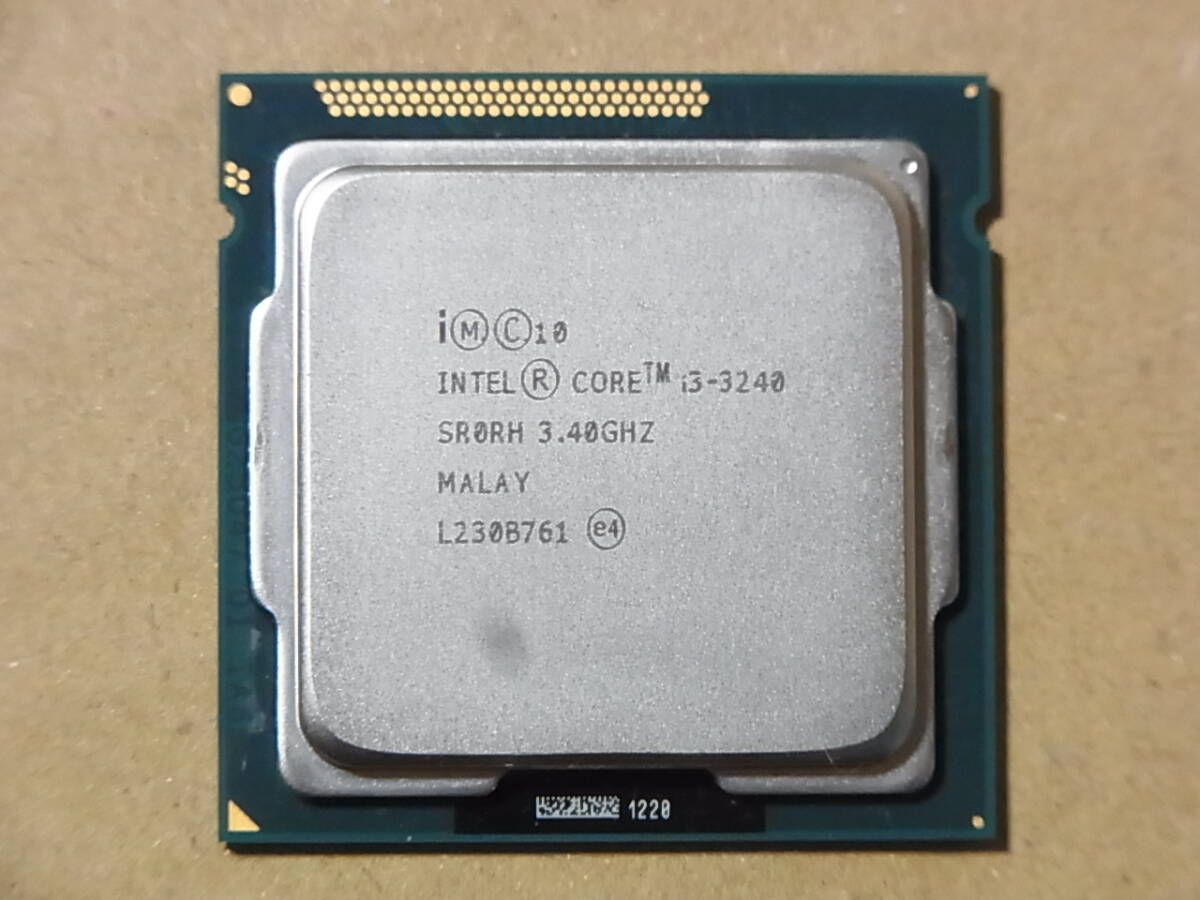 ■Intel Core i3-3240 SR0RH 3.40GHz Ivy Bridge LGA1155 2コア 4スレッド (Ci1190)拍卖