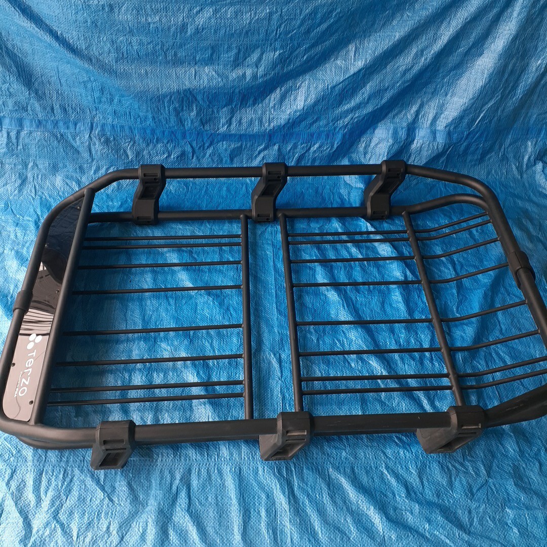 ★☆TERZO ルーフバスケット EA317 中型SUV ワンボックス レギュラー 160cm 盗難防止機構 整流版 ストレートフロアーパネル ☆★拍卖