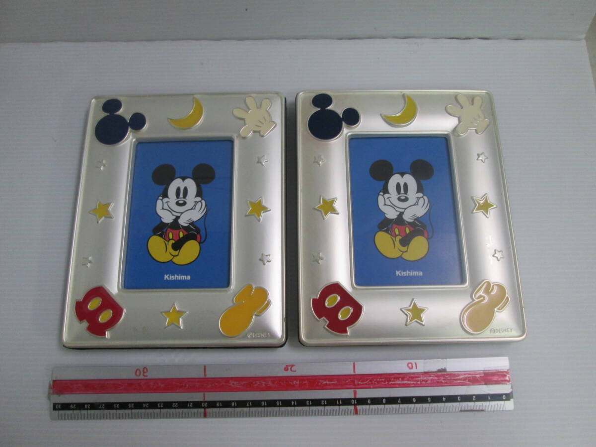 ディズニー ミッキーマウス フォトフレーム 2個で 拍卖