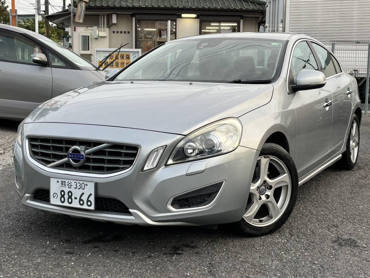 ボルボ*S60*3万km台!*ターボ*革*HID*キーレス*純正ナビ*DTV*BTオーディオ*DVD*CD*ETC*クルコン*前PWシート/ヒーター*純正AW*311001S1拍卖