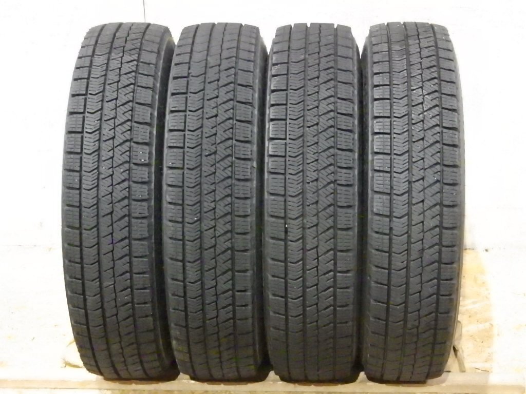 ★ スタッドレス 145/80R13 ブリヂストン BS BLIZZAK VRX2 2021年製 4本SET 冬タイヤ 【 北海道発 個人宅OK 店頭OK 中古品 】拍卖