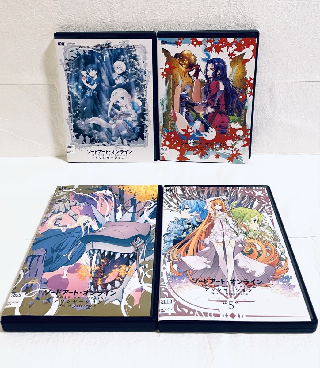 ソードアート・オンライン アリシゼーション 1期+2期 【全16巻】 レンタル版DVD 全巻セット拍卖