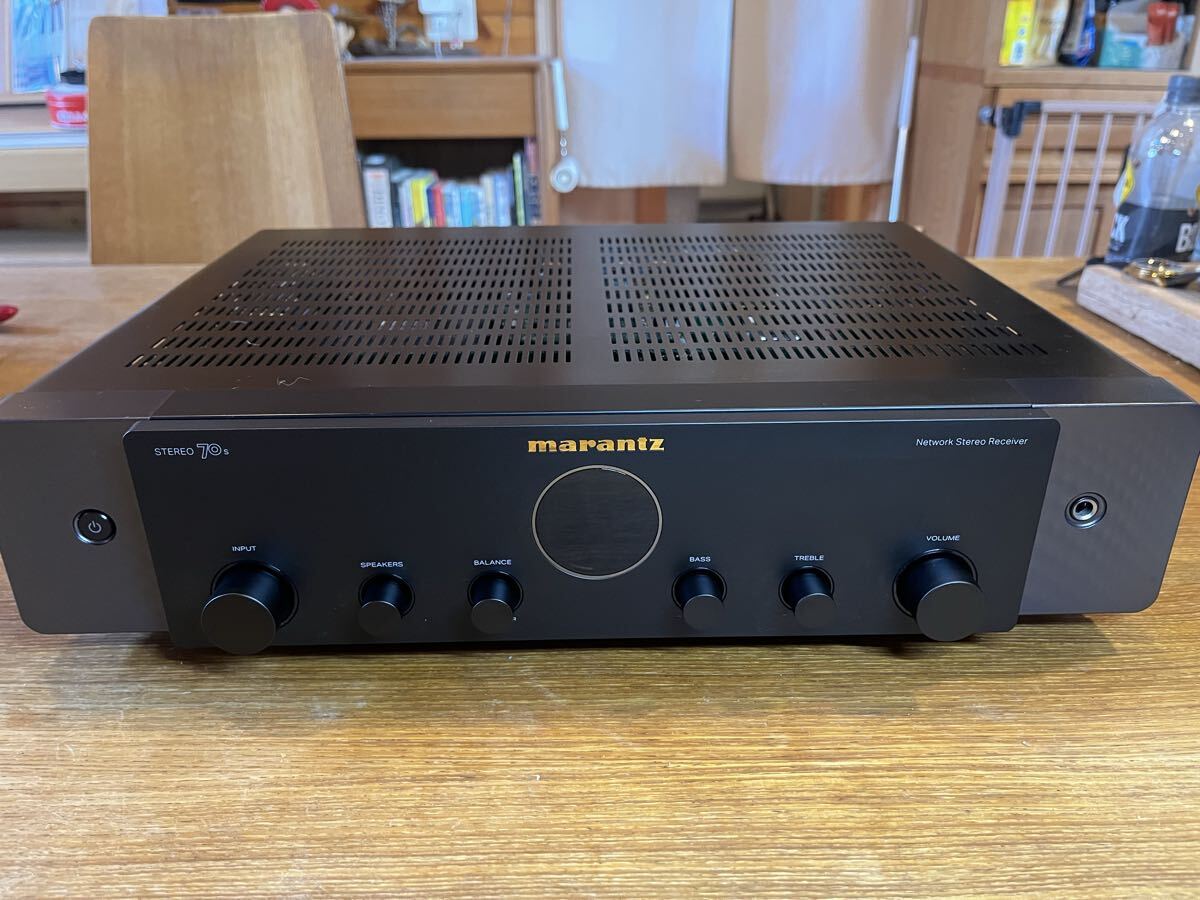 Marantz STEREO 70s マランツ ステレオ プリメインアンプ ブラック CINEMA AVサラウンドレシーバー AMPLIFIER 中古 拍卖