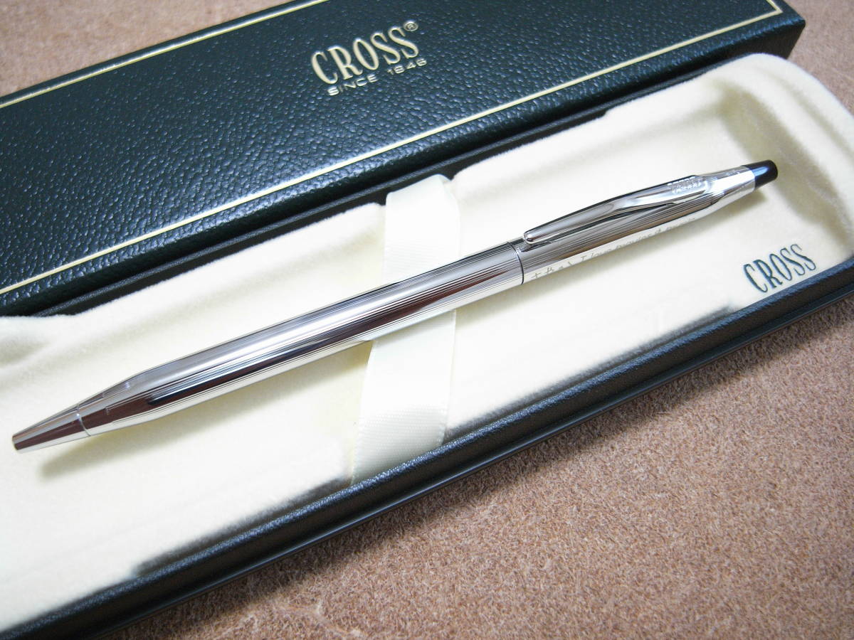未使用 USA製 旧ロゴ CROSS クラシック センチュリー クローム ボールペン拍卖