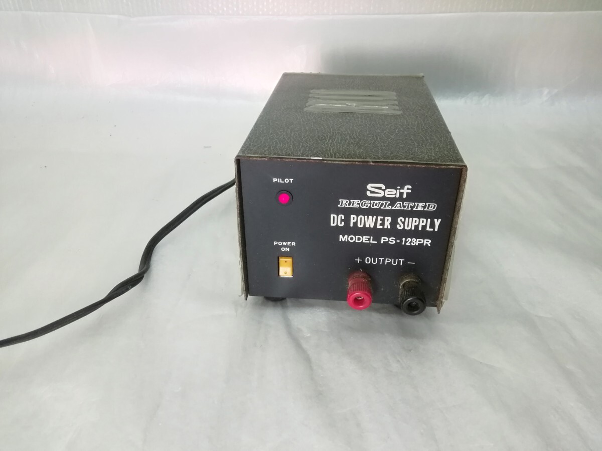 Seif 安定化電源 PS-123PR DC パワーサプライ アマチュア無線 通電のみ 動作未確認拍卖
