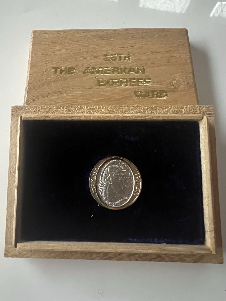 ☆純銀刻印 25TH THE AMERICAN EXPRESS CARD ピンバッジ拍卖