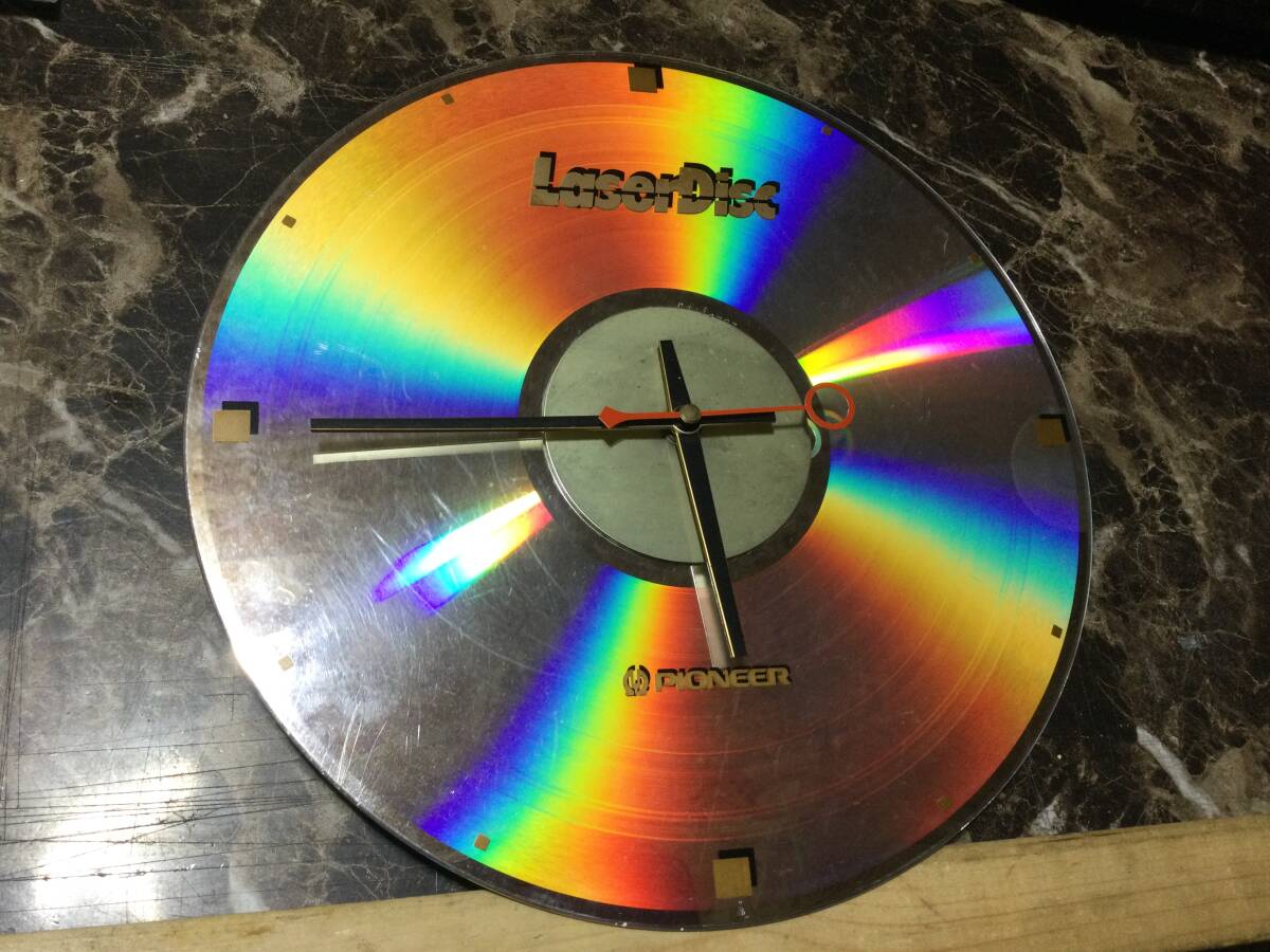 パイオニア レーザーディスク 時計 作動品 昭和 当時物 レア 拍卖