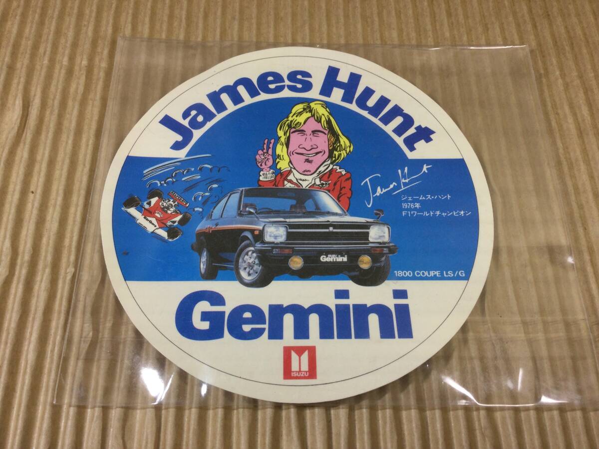 いすゞ ジェミニー ステッカー 当時物 レア レトロ 旧車 昭和拍卖