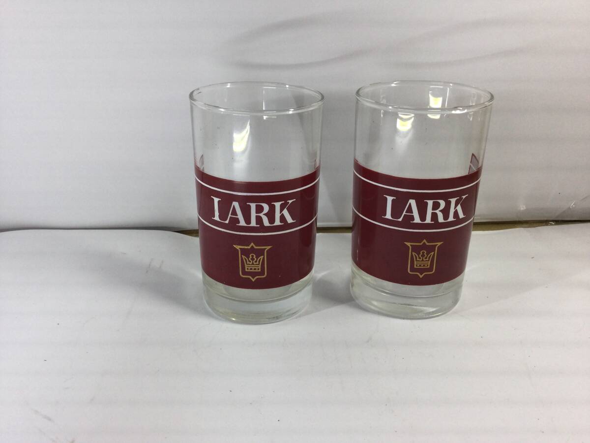 LARK タバコ コップ グラス 当時物 レア レトロ 昭和 セット拍卖