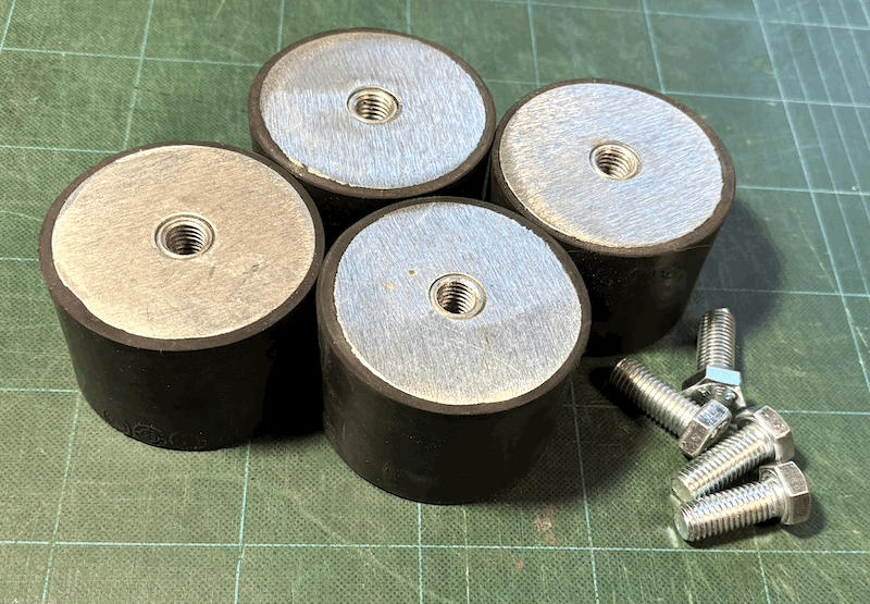 ■ 重量物用 耐震動大型ゴム足 / 4点 ■拍卖