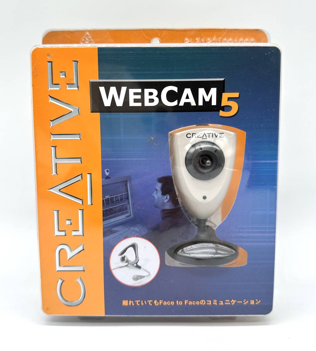 y2465E クリエイティブ WEBCAM5 WEBカメラ 30万画素CMOSセンサー USBインターフェイス ハンズフリーマイクロフォン 保管品 動作未確認拍卖