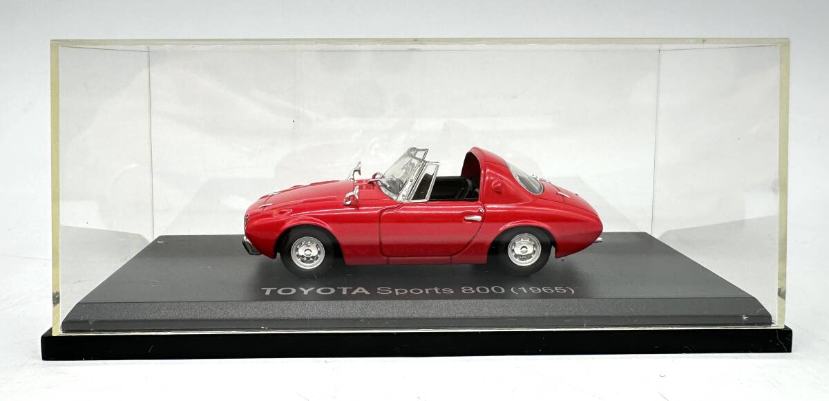 y2360E トヨタ TOYOTA スポーツ 800 1965 1/43 国産名車コレクション 旧車 アシェット ダイキャストミニ ミニカー ケース入 動作未確認拍卖