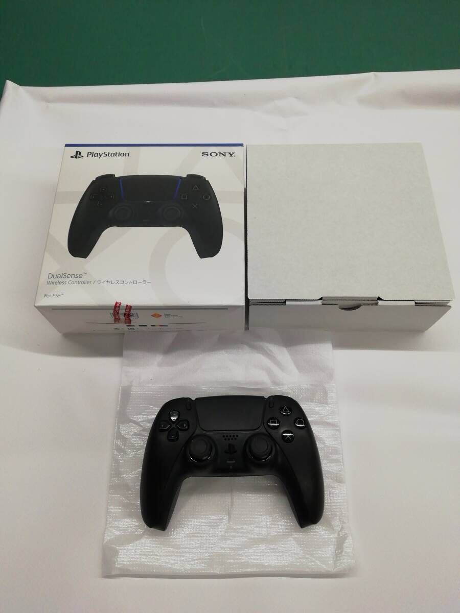 PlayStationワイヤレスコントローラー DualSense ForPS5 CFI-ZCT1J01 ミッドナイトブラック 2021年発売 51-106拍卖