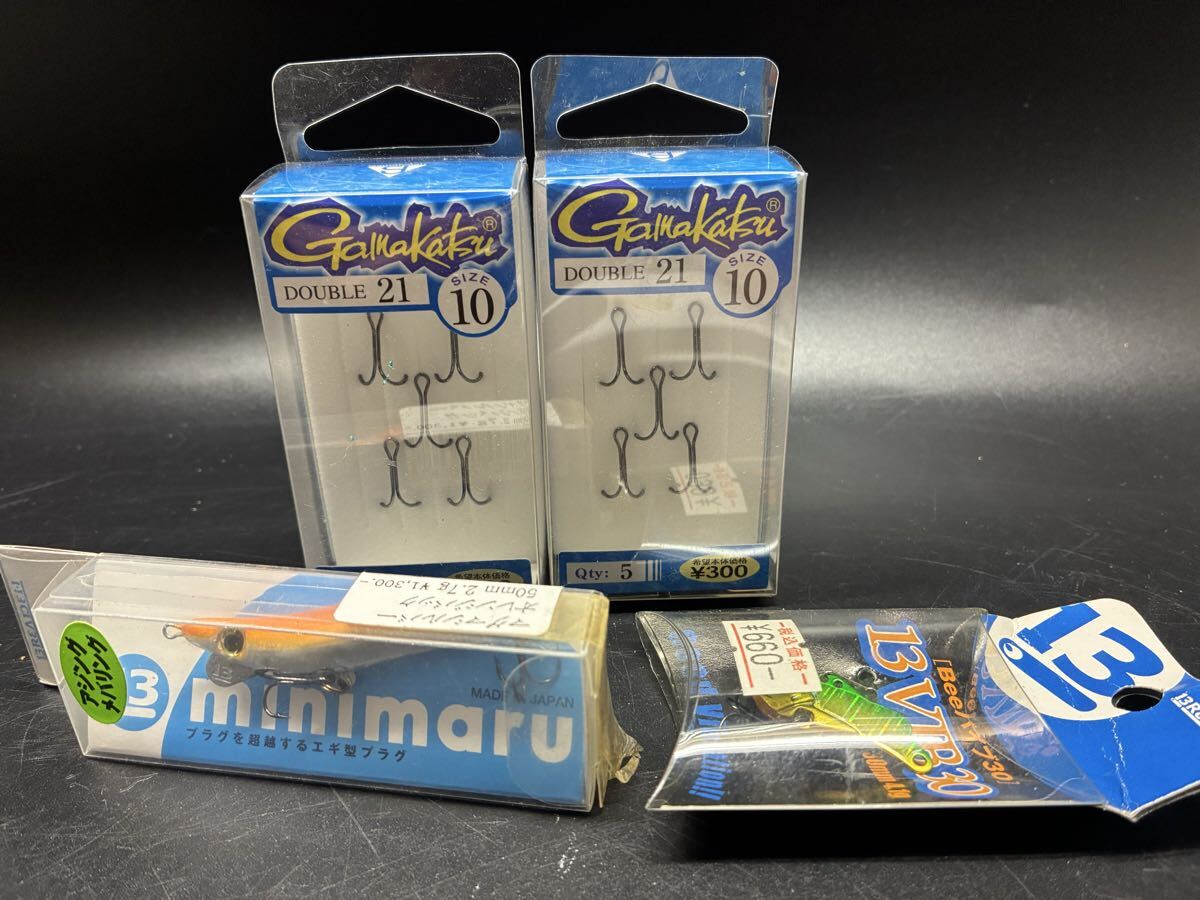 ブリーデン ミニマル マグマシルバー オレンジバック Beeバイブ30 グリーンゴールド がまかつ セット 未使用拍卖