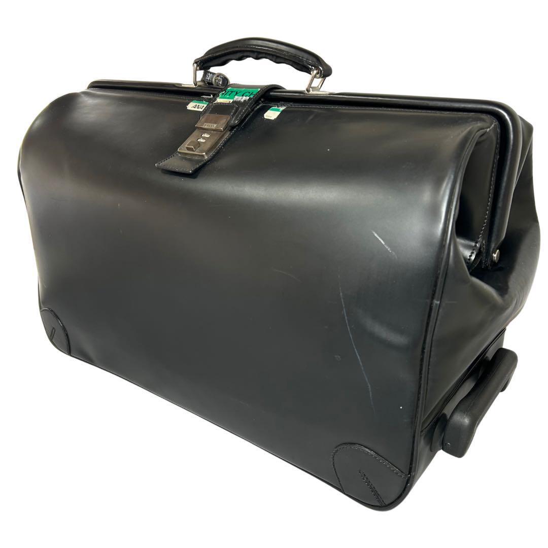 BALLY バリー レザー ボストン ドクターズバッグ キャリーバック ブラック拍卖