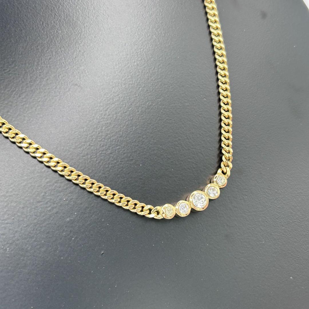 ChristianDior ディオール ラインストーン ネックレス拍卖