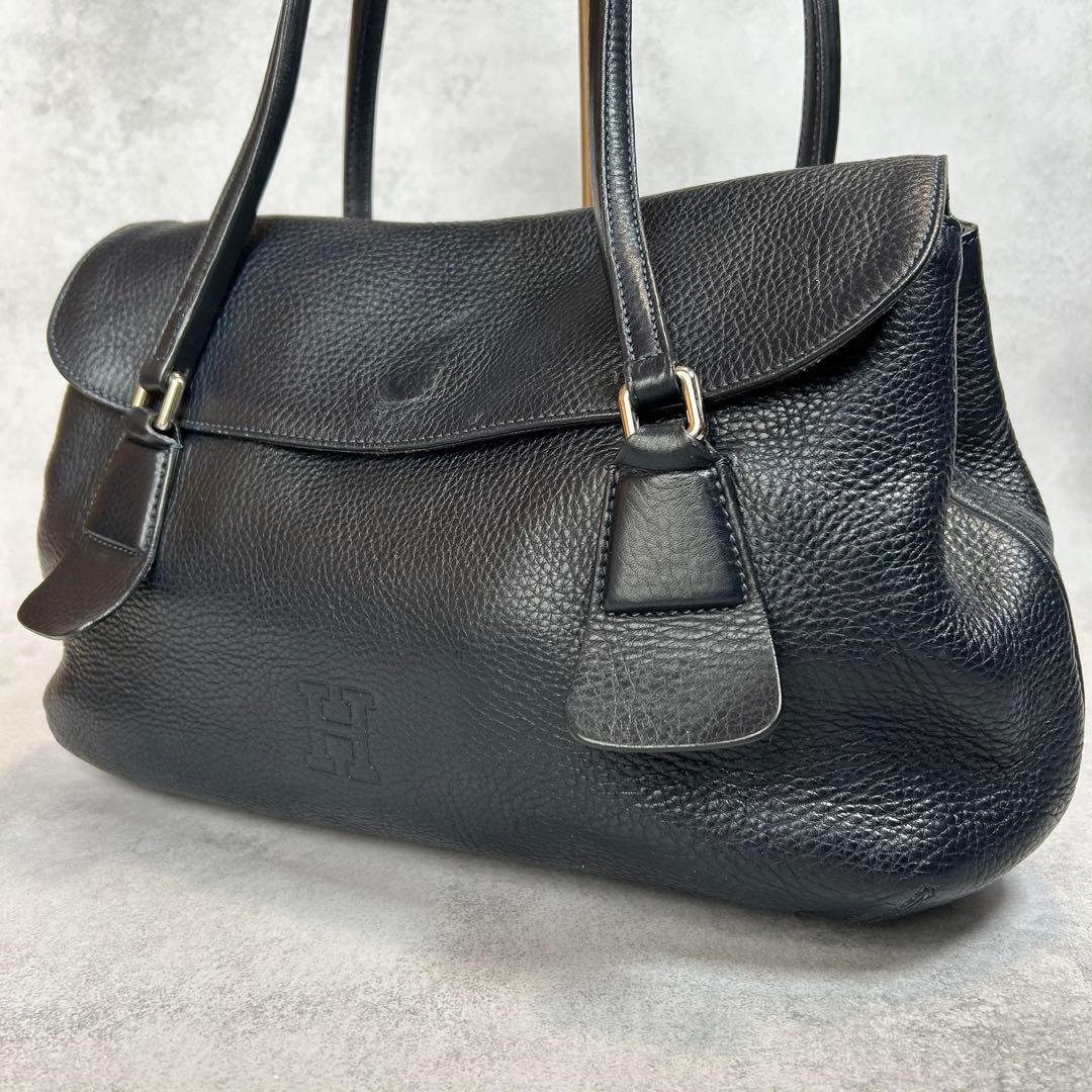 ヒロフ HIROFU レザー トートバッグ ハンドバッグ ワンショルダー拍卖