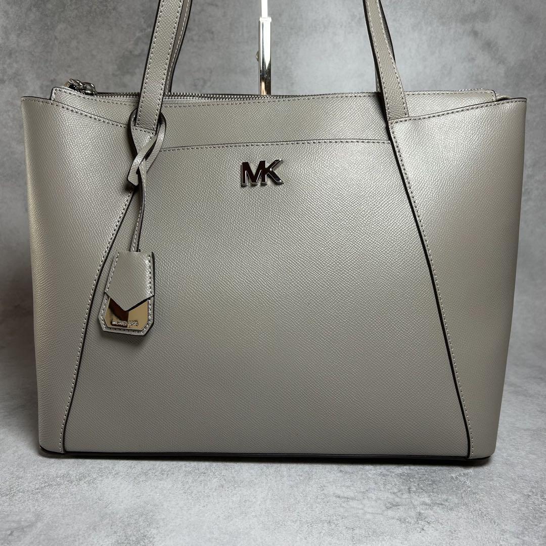 MICHAEL KORS マイケルコース レザー トートバッグ グレー拍卖