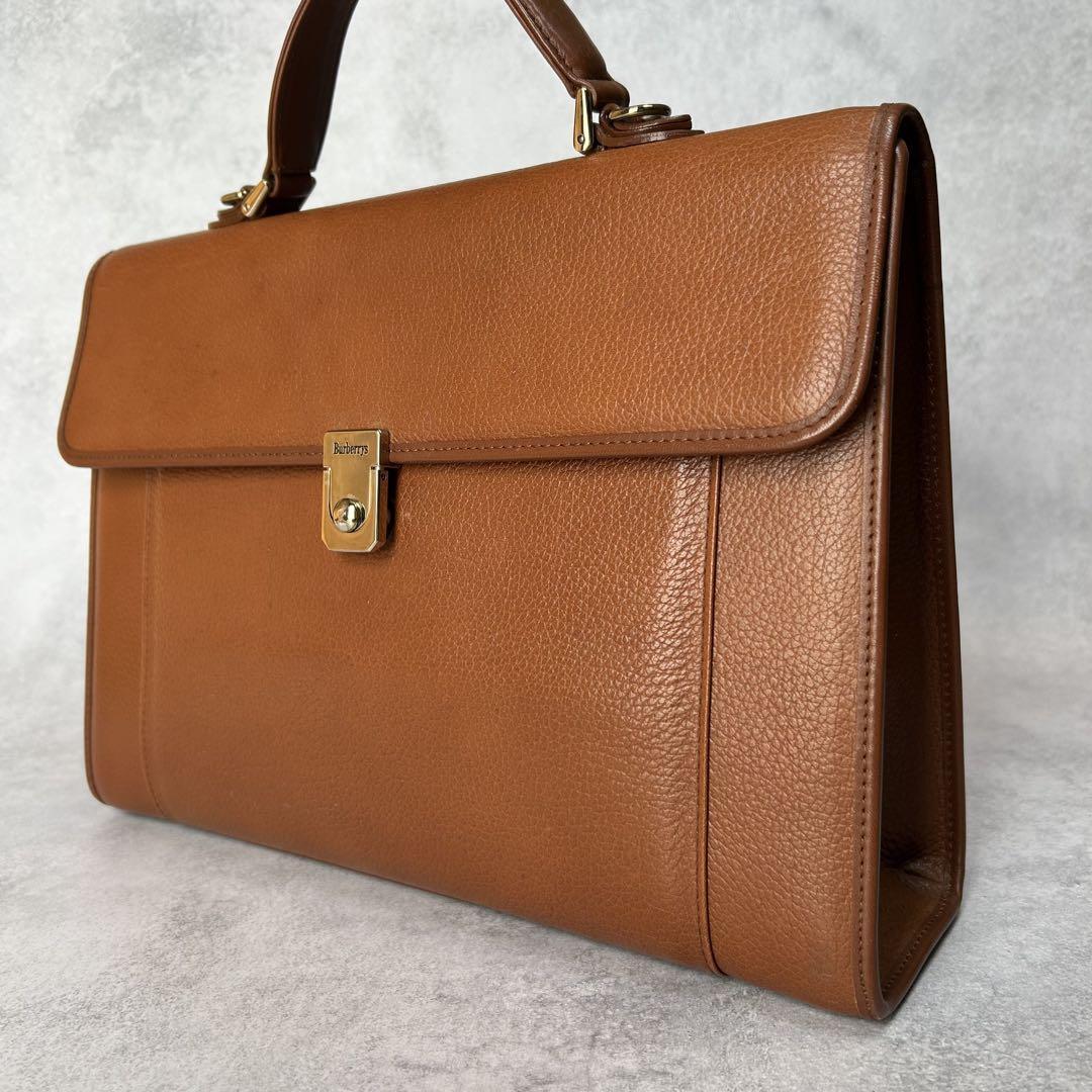 BURBERRYS バーバリー 2way レザー クラシカル ハンドバッグ ショルダーバッグ拍卖