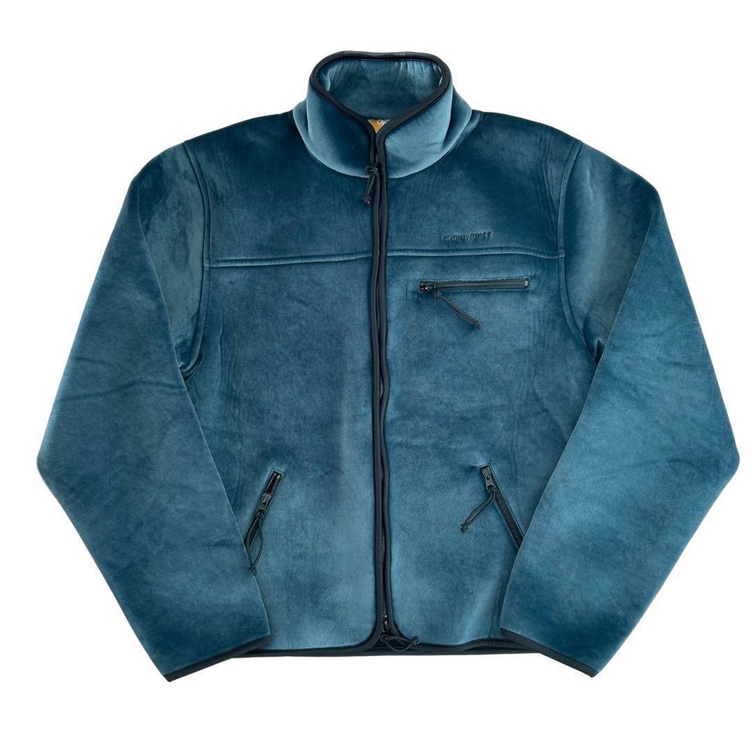 【送料無料】Carhartt カーハート ボンディング ベロア フリースジャケット Lサイズ拍卖
