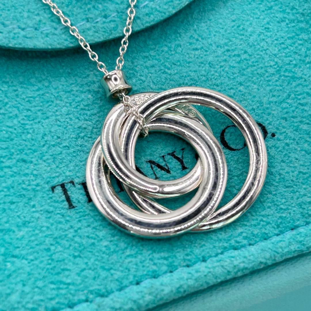 Tiffany&Co ティファニー インターロッキングトリプルサークルネックレス拍卖