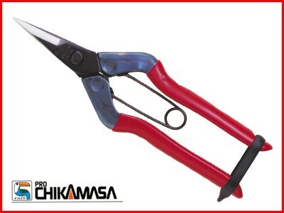 近正 摘果鋏 チカマサ 摘果はさみ T-501(化粧箱入り) 剪定鋏 剪定ばさみ バラ 剪定 農作業全般 園芸 日本製拍卖