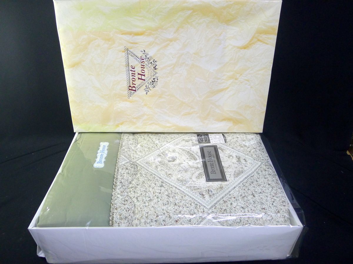 j◆204 Bronte House ブロンドハウス 肌布団 シングルサイズ140cmX190cm 綿100% 中わた ポリエステル100%/140拍卖