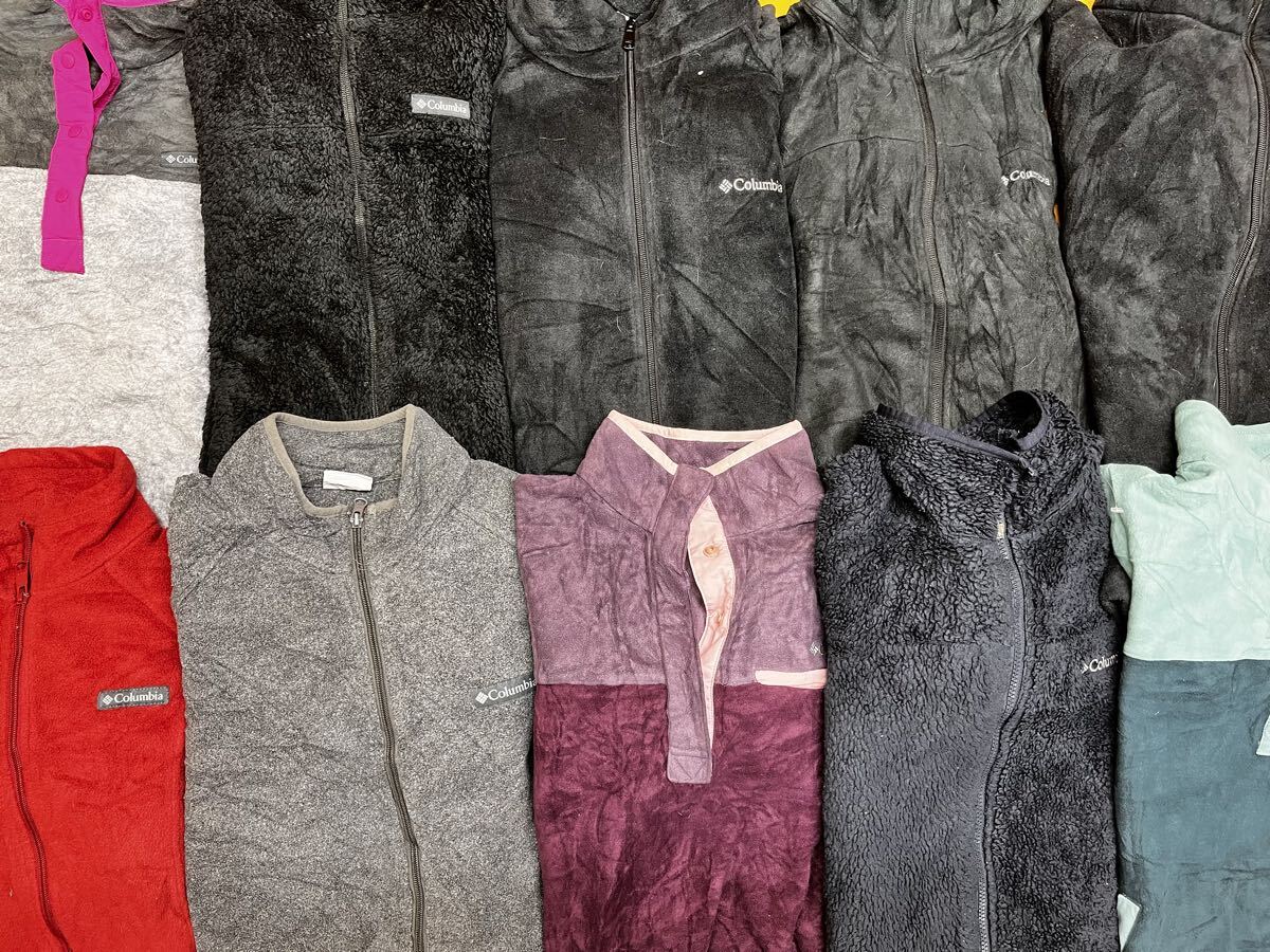 USA古着卸 コロンビア レディース キッズ フリース ジャケット 10 枚セット まとめ売り 1円スタート 大量 卸売り アメリカ古着 USA古着卸拍卖