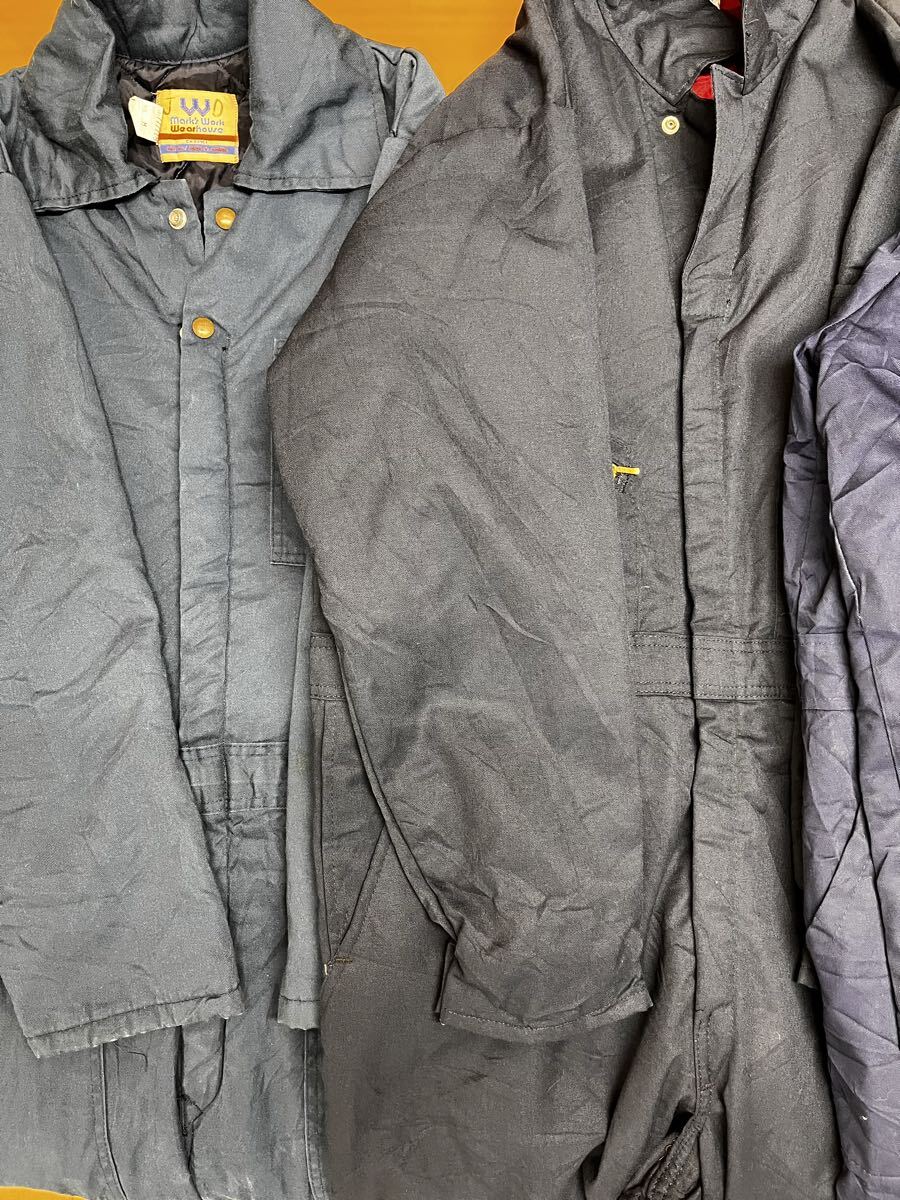 USA古着卸 中綿 つなぎ 4 枚セット まとめ売り 1円スタート 大量 卸売り アメリカ古着 アメリカ古着 ワーク オールインワン つなぎ拍卖