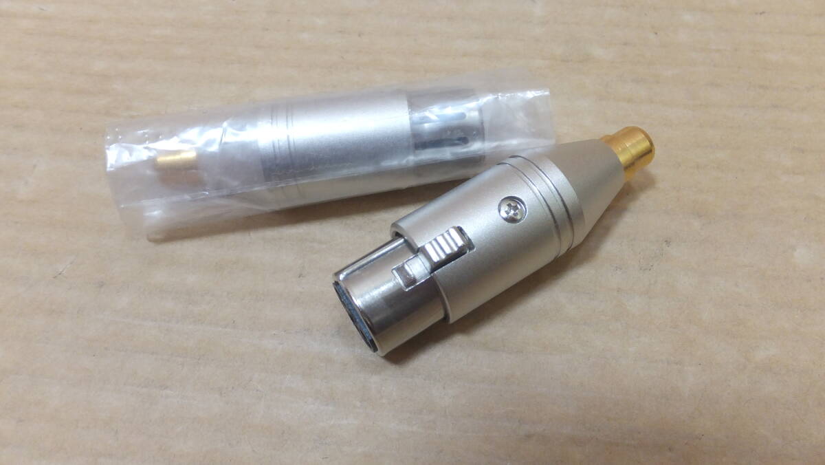 ★超格安!!高級キャノン⇔RCA変換プラグ 新品・未使用品★拍卖