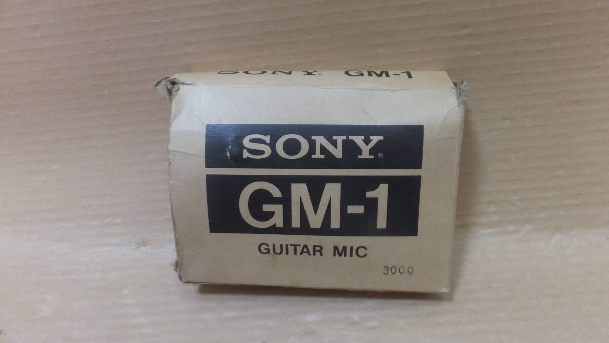★激レア格安!!SONY ギターマイク GM-1 元箱・取説付き★拍卖