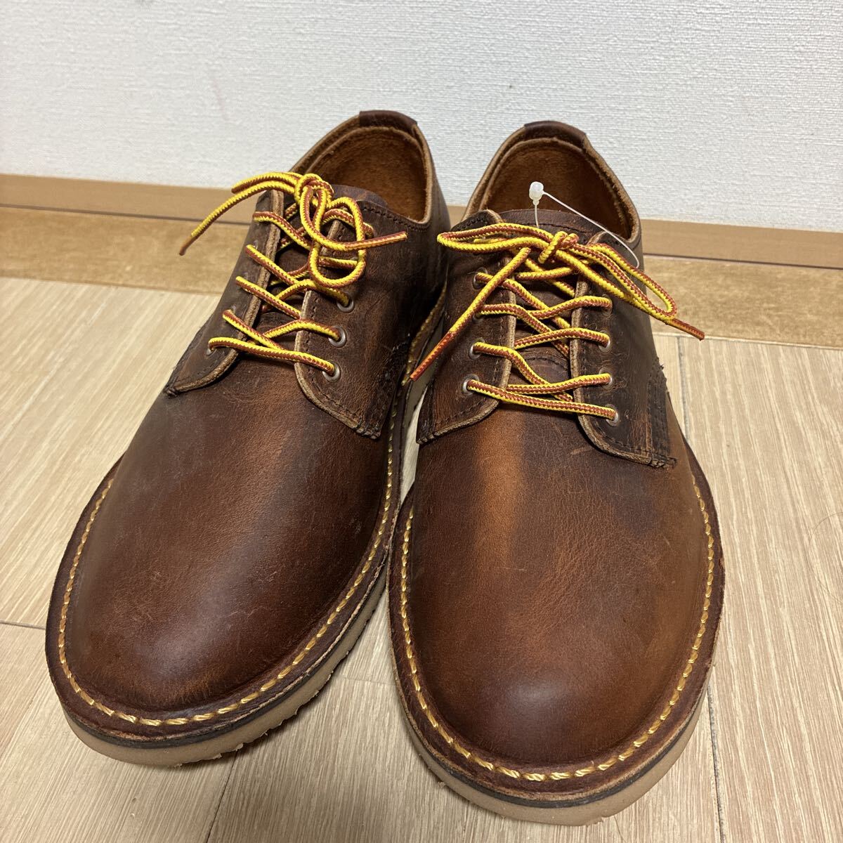 【未使用】REDWING レッドウィング 3604 Weekender Oxford ウィークエンダーオックスフォード カッパーラフアンドタフ サイズUS7.5D 25.5cm拍卖
