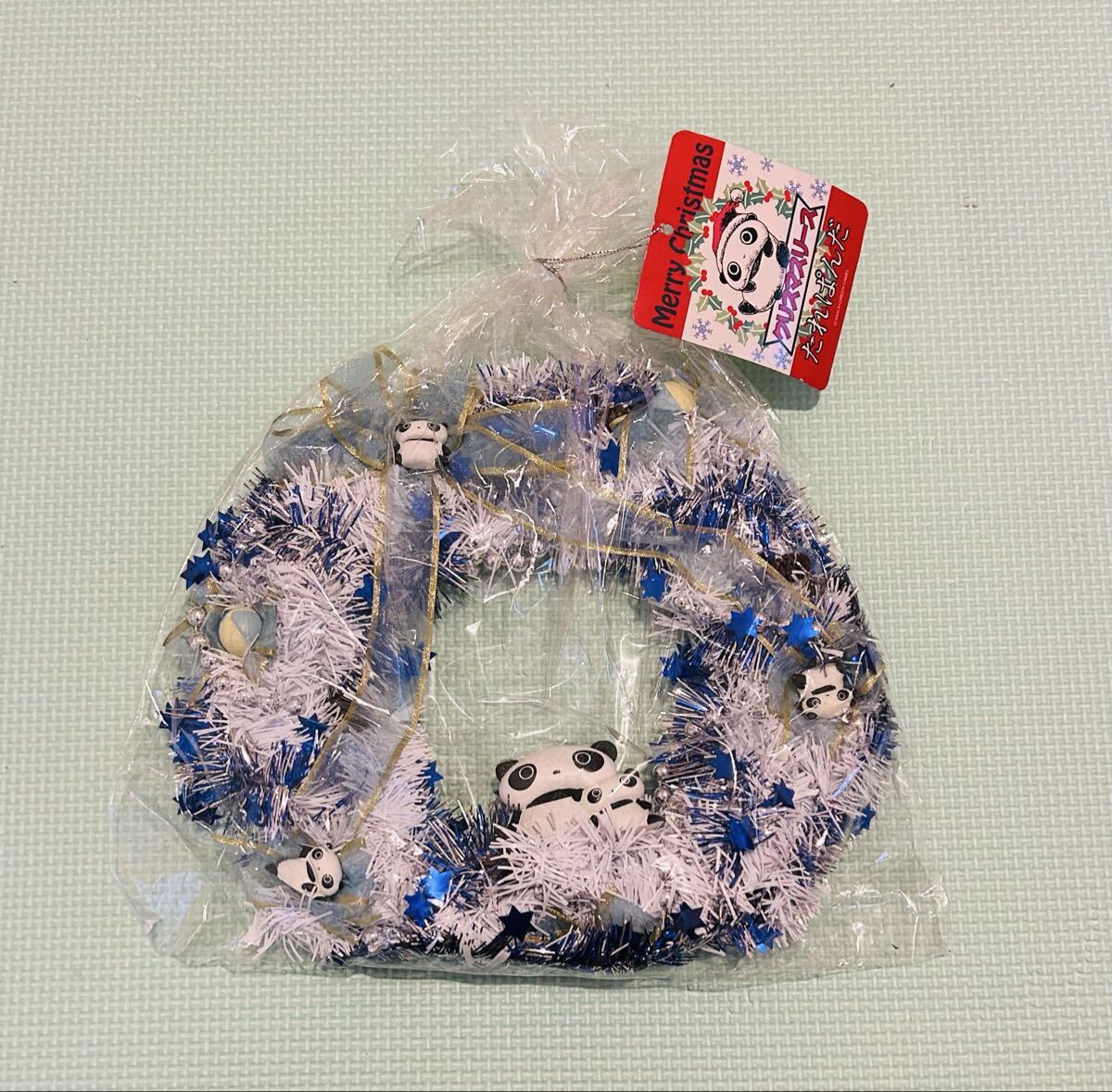 未使用 キラキラつぶれています たれぱんだ クリスマスリース 当時物拍卖