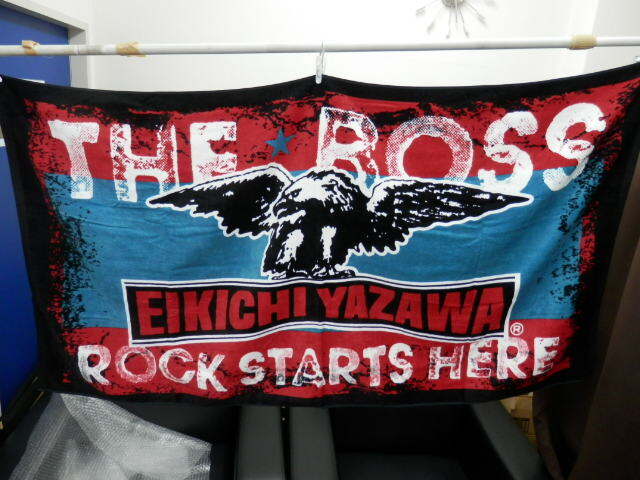 #73517【中古品】コレクター放出品!矢沢永吉 E.YAZAWA SBT スペシャルビーチタオル ワシロゴ THE BOSS 約80×150cm拍卖