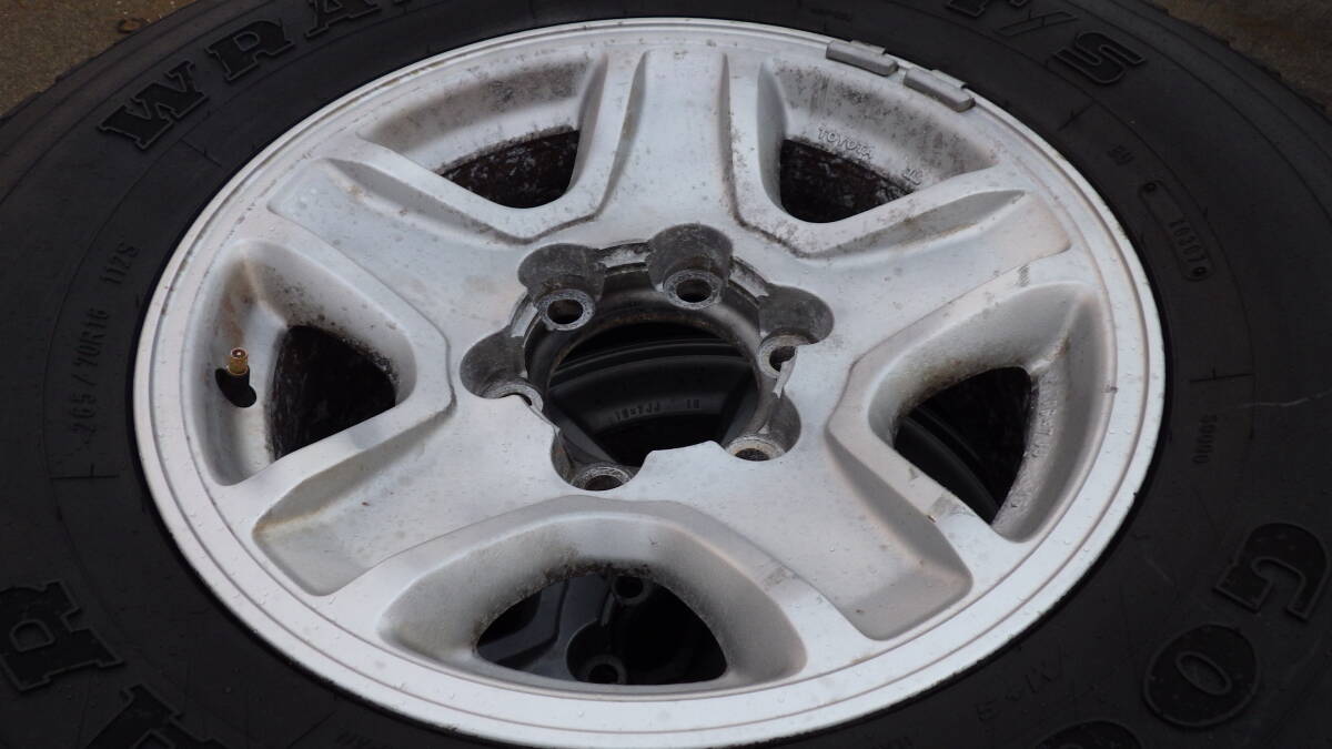 ランドクルーザー プラド KEJ95W 純正ホイール 265/70R16 4本セット拍卖