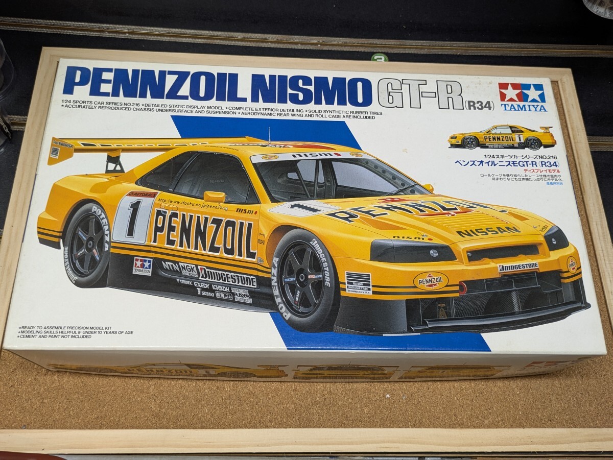 タミヤ1/24 ペンズオイル R34 ニスモ GT-R プラモデル TAMIYA拍卖