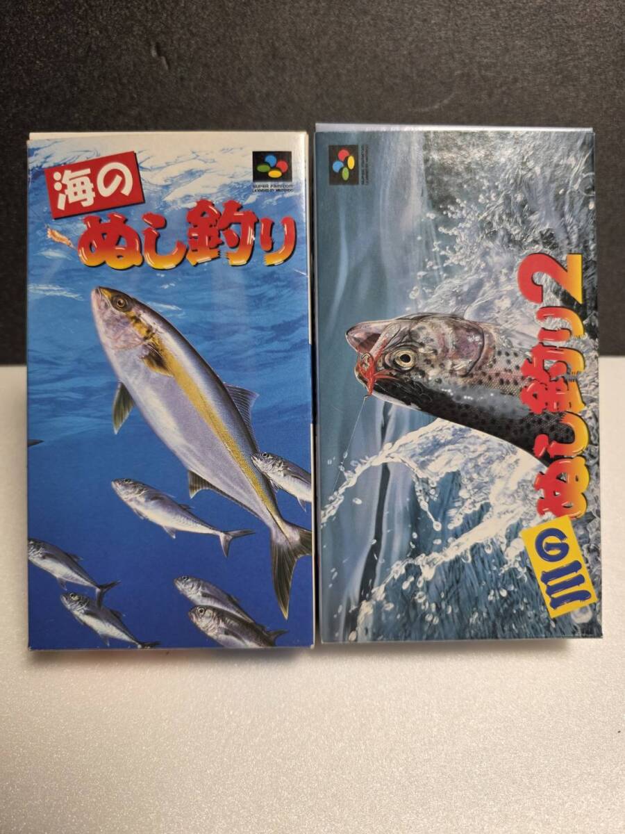 【1円スタート】ぬし釣り セット 箱 説明書 スーパーファミコン ソフト SFC 拍卖