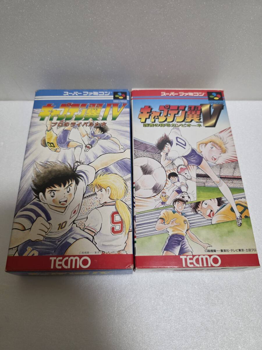 【1円スタート】キャプテン翼4.5 セット 箱 説明書 スーパーファミコンソフト SFC拍卖