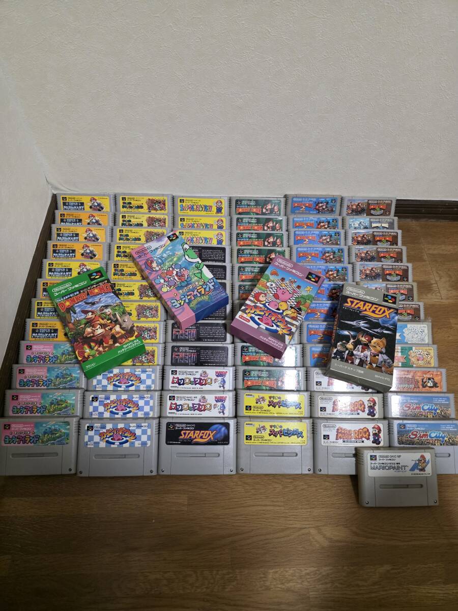 【SFC大量ソフト】約77点 任天堂 スーパーファミコンソフト セット まとめて 動作未確認 ジャンク 現状渡し 箱 説明書 Nintendo拍卖