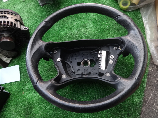 ◆ベンツ W211 Eクラス AMG パドルスイッチ付 黒革 ステアリング 拍卖