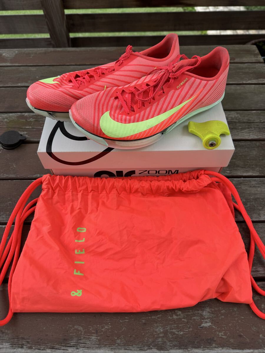 ナイキ エアズームマックスフライ 中古 サイズ25cm 陸上競技用スパイクシューズ拍卖